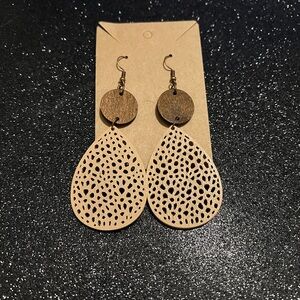 Women’s fashion jewelry. Boho Style Dangle Earrings Hollow Waterdrop Design